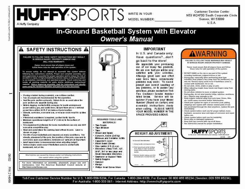 Huffy Fitness Equipment APSUSB1-page_pdf